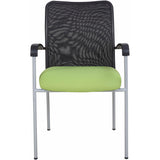 Weston Mesh Stackable Visitor Chair, Green