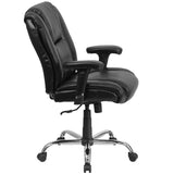 Samson Series Big & Tall 400 lb. Rated Black LeatherSoft Ergonomic Task Office Chair
