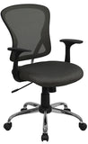Mid-Back Mesh Swivel Task Office Chair with Chrome Base