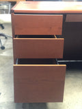 Pre-Owned 72" Straight Desk with Box/Box/File, Maple