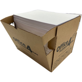 Kwik-Pak Ream-Less Copy Paper, 8.5" x 11", 20 lbs. 92-Brightness, White, 2500 Sheets/Carton