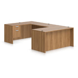 Preva U-Shaped Desk with Double Box/File Pedestal