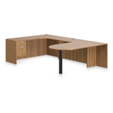 Preva U-Shaped Desk with Bullet End Table