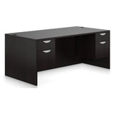 Preva Desk with Double Box/File Pedestals