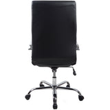 RealBiz II Modern Comfort Series High-Back LeatherPro Chair, Jet Black