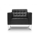 Chiarezza Luxe Lounge Chair, Bonded Leather
