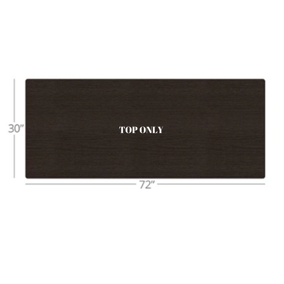 WorkPro Outlet Flex Collection Long Rectangle Table Top, 72