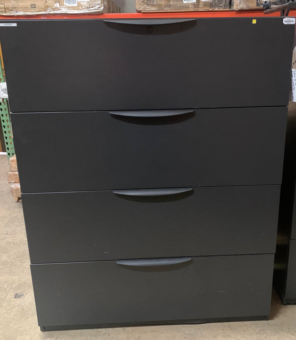 USED Haworth 4-Drawer File Cabinet, 42