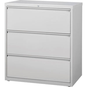 USED Teknion 3-Drawer File Cabinet, 36"W x 20"L x 40"H, Gray