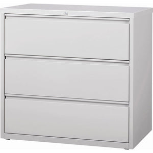 USED Teknion 3-Drawer File Cabinet, 42"W x 20"L x 40"H, Gray