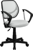 Low Back Mesh Swivel Task Office Chair with Arms
