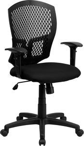 Mid-Back Designer Back Swivel Task Chair