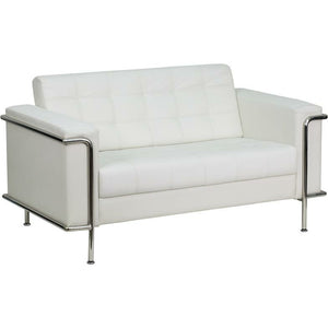 Samson Fitch Series Contemporary Leather Love Seat