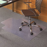 OF4S Outlet Flat Pile Carpet Chair Mat 36" x 48", Lip