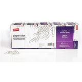 Staples Outlet Paper Clips, Jumbo, Smooth, 1000/Pk