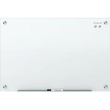 Quartet Outlet Infinity Outlet Magnetic Glass Dry-Erase Whiteboard, Frameless, White, 8' x 4'