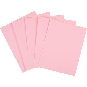 Pastel Multipurpose Paper, 20 lbs, 8.5" x 11", Pink (Case or Ream)