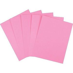 Brights Multipurpose Paper, 24 lbs, 8.5" x 11", Pink (Case or Ream)