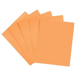 Brights Multipurpose Paper, 24 lbs, 8.5" x 11", Orange (Case or Ream)