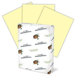(Open Ream) Hammermill Fore MP Multipurpose Paper, 20 Lbs., 8.5" x 11", Canary (Case or Ream)