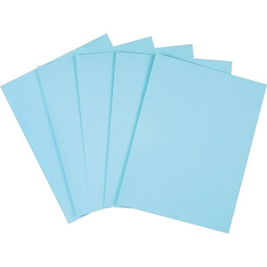 (Open Ream) Cover Stock Paper, 67 lbs, 8.5" x 11", Blue (Case or Ream)