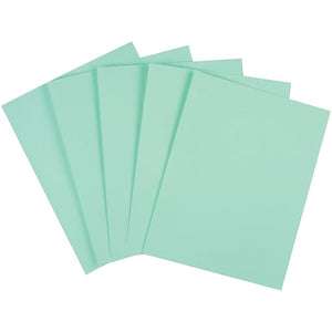 (Open Ream) Cover Stock Paper, 67 lbs, 8.5" x 11", Green (Case or Ream)