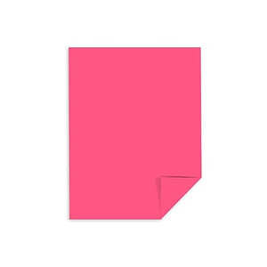 (Open Ream) Astrobrights Multipurpose Paper, 24 Lbs., 8.5" x 11", Plasma Pink (Case or Ream)
