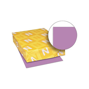 Exact Brights Multipurpose Paper, 50 lbs, 8.5" x 11", Bright Purple (Case or Ream)