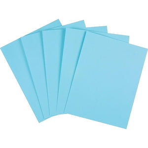 Cardstock Paper, 110 lbs, 8.5" x 11", Baby Blue (Case or Ream)