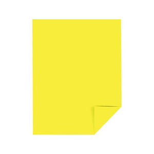 (Open Ream) Astrobrights Multipurpose Paper, 24 lbs, 8.5" x 11", Lift-Off Lemon (Case or Ream)