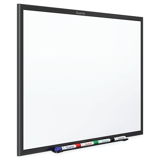(Scratch & Dent) Quartet Classic Total Erase Dry-Erase Whiteboard, Aluminum Frame, 3' x 2'