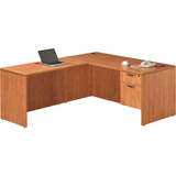 Empresario Administrative L-Shaped Desk with Box/File Pedestal