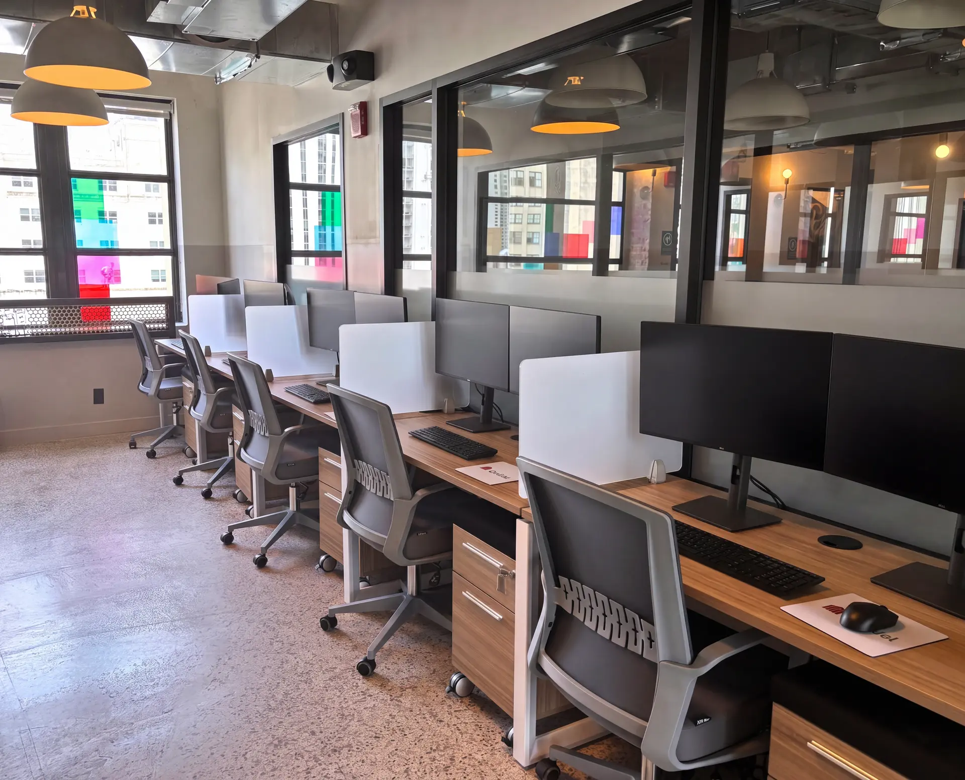 Quadel office furnished by OF4S