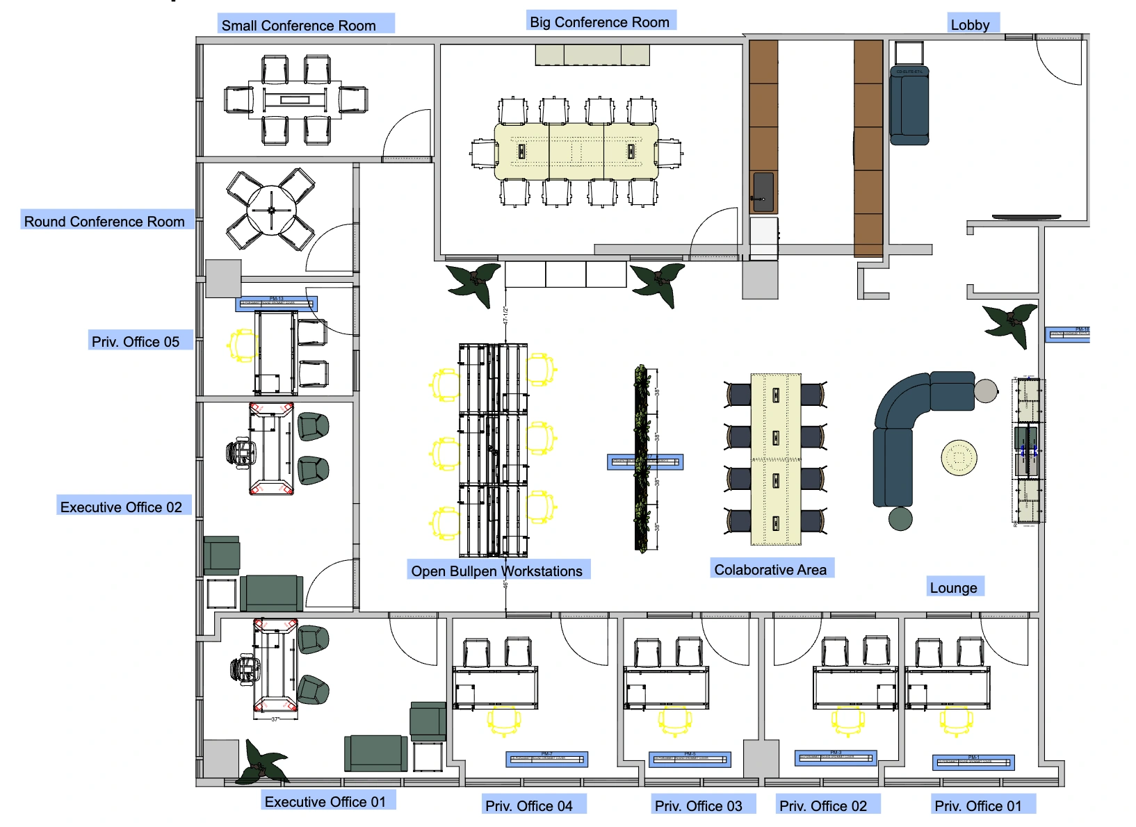 The 2D plan