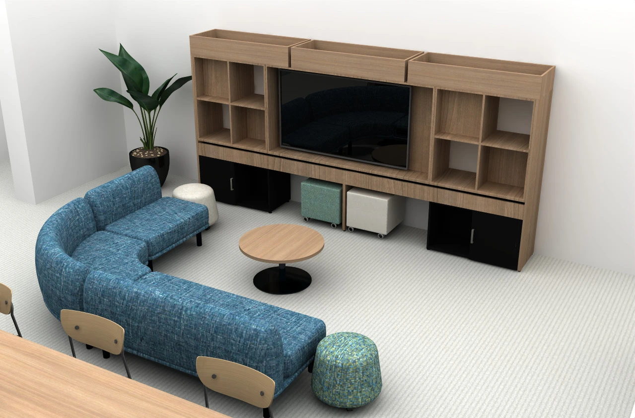 The 3D render