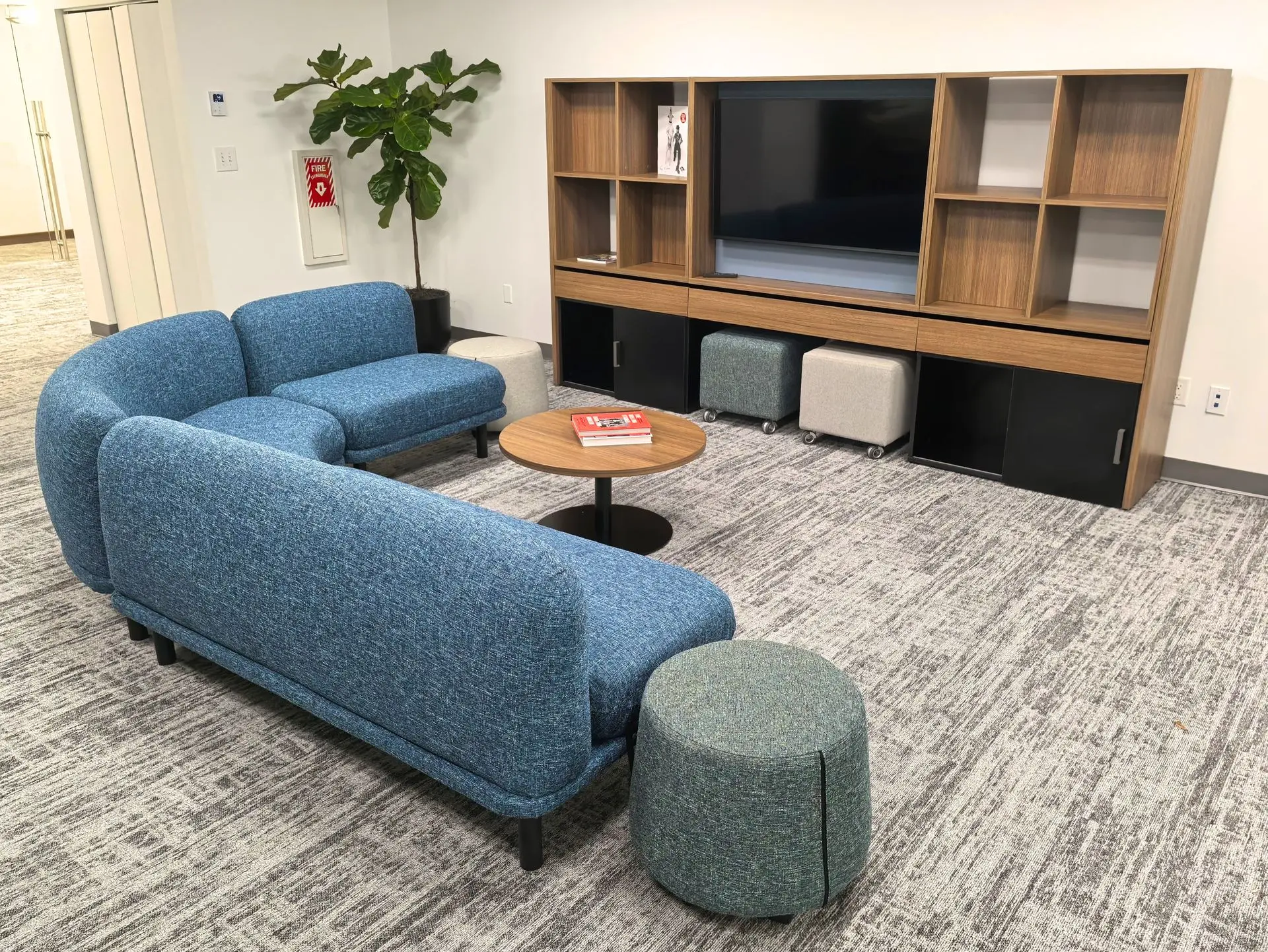 The finished space